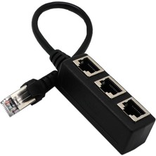 Somodz RJ45 Lan Ethernet Ağ Kablosu Ayrıştırıcı Genişletici Adaptör Bağlayıcısı (Yurt Dışından)