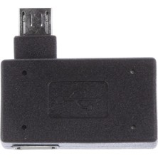 Somodz 6 Adet Mikro USB 2.0 Otg Ana Bilgisayar Bağlayıcı Adaptörü Cep Telefonu Için Açılı Sola (Yurt Dışından)