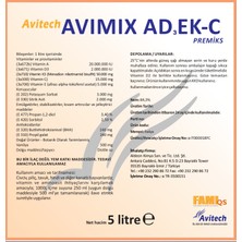 Avitech Avımıx Adek-C Vitamin Desteği