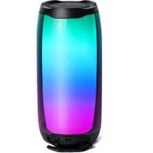 Torima Pluse4 Taşınabilir Rgb Ledli Bluetooth Hoparlör Siyah