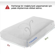 Snr Home Collection Sıvı Geçirmez Tek Kişilik Lastikli (Fitted) Yatak Alezi 100 x 200 cm