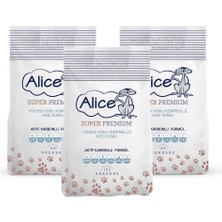 Alice Aktif Karbonlu Super Premium Topaklaşan Kedi Kumu 3X10 Lt (30 Litre)