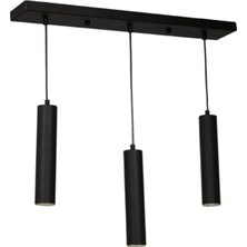 Mylights  LED Avize Sıralı  Üçlü Gu 10 Duylu  Günışığı LED Avize  Ampul Dahilidir