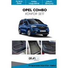 Graficar Opel Combo Konfor Seti̇ Eşya Saklama Cepleri Için Hazır Kumaş Kaplama Ses Giderici Izolasyon Amaçlı Set /2019-2022 Uyumlu