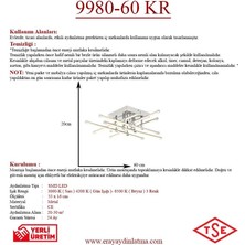 Eray Aydınlatma 9980-60 Krom LED Avize