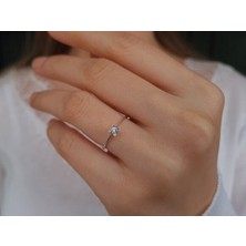 Gırantaş 0,06 Karat Pırlanta Tektaş Yüzük | Gırantaş Diamond