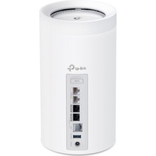 TP-Link Deco BE85(1-pack), BE19000 Mbps, 1x 10Gbps LAN/WAN Portu, 320 MHz Kanallar, 6 GHz Bandında Çalışır, 200 Cihaza Kadar Bağlanılabilirlik, VPN, WPA3, Üç Bantlı Wi-Fi 7 Mesh Sistemi