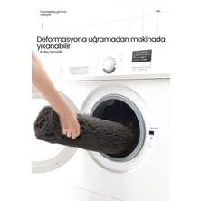 Brilla Home Tekli Post Peluş Banyo Paspası, Kaymaz Taban