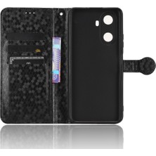 Xshine Pu Deri Flip Kapak Huawei Enjoy 60 Cüzdan Telefon Kasası Nokta Desen Desen Baskılı Stant Telefon Kabuğu (Yurt Dışından)