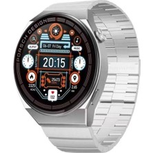 Arazon Watch Gt3 Max Porsche Metal/deri Kordon Nfc/siri/takip Özellikli Premium Akıllı Saat