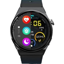 Arazon Watch Gt3 Max Porsche Metal/deri Kordon Nfc/siri/takip Özellikli Premium Akıllı Saat