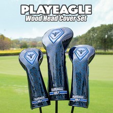 Encounter 4 Adet Golf Kafa Kapağı Uzun Boyun Golf Putter Protector Waterproof 3  Adet Mavi (Yurt Dışından)