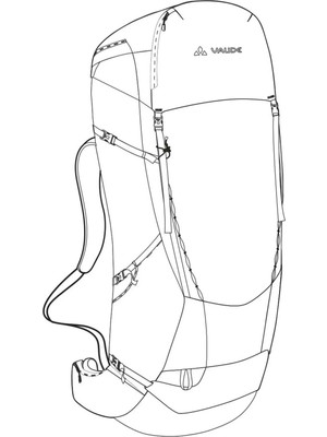 Vaude Skarvan 70+10 ML Sırt Çantası 12674