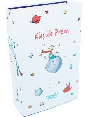 Çikolata Kütüphanesi Ciltli Küçük Prens Temalı Çikolata Kütüphanesi