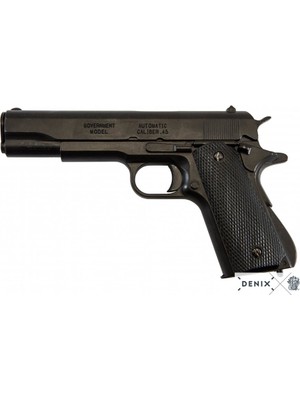 Denix Koleksiyon Grubu-Automatıc .45 Pıstol M1911A1, Usa 1911 (Wwı & II)-JDNX1316-ORIJINALDEN Ilham Alan Tasarım