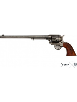 Denix Koleksiyon Grubu-Cal.45 Peacemaker Revolver 12", Usa 1873-JDNX1303-ORIJINALDEN Ilham Alan Tasarım