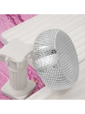 925 Gümüş Gümüş Elişi Kalemli Kadın Bilezik