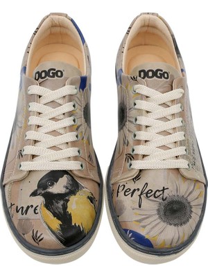 Kadın Vegan Deri Çok Renkli Sneakers - Picture Perfect Tasarım