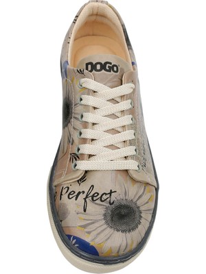 Kadın Vegan Deri Çok Renkli Sneakers - Picture Perfect Tasarım