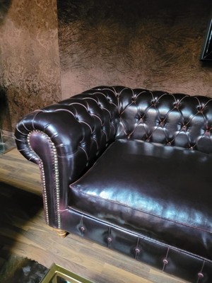 3A Mobilya New Burgundy Chesterfield Takımı