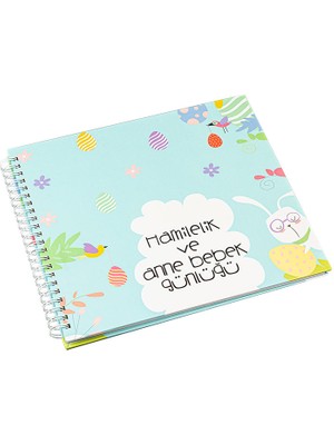 Print Hamilelik ve Anne Bebek Günlüğü - Anı Defteri