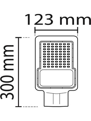 Noas 30W/6500K LED Sokak Armatürü (Beyaz) Noas