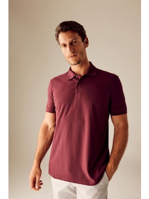 DeFacto Regular Fit Kısa Kollu %100 Pamuk Polo Basic Tişört