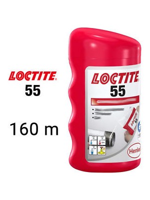 Loctite 55 Boru ve Dişli Sızdırmazlık Ipi Teflon Bant 160 Metre