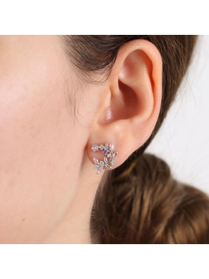 Mia Vento Masal Bahçesi Flowers Gümüş Küpe