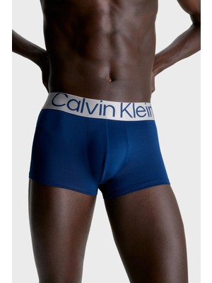 Calvin Klein Logolu Elastik Bel Bantlı Düşük Bel 3'lü Paket Boxer