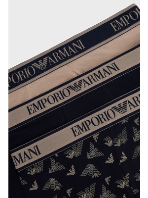 Emporio Armani Pamuklu Esnek 3 Pack Boxer Erkek Boxer 111357 3F717 11250