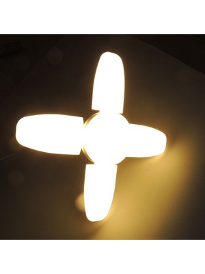 Sunlight Yüksek Lümenli E27 Pervane LED Ampul 4+1 40 Watt Gün Işığı