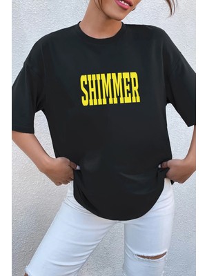 Only Trendwear Shimmer Baskılı T-Shirt