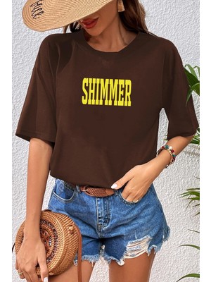 Only Trendwear Shimmer Baskılı T-Shirt