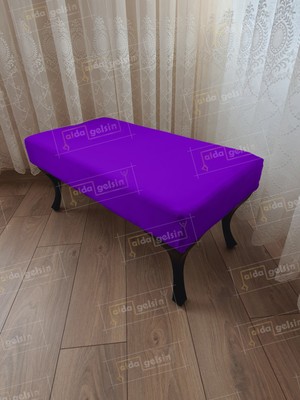 AldaGelsin 120 cm Düz Ayak Ucu Kapı Önü Antre Bench Puf Siyah Ayak