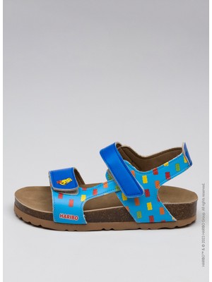 Haribo Mavi Erkek Çocuk Sandalet Bear Face Sandalet