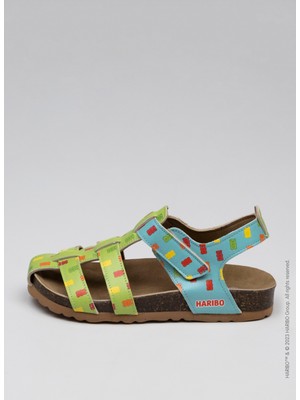 Haribo Yeşil Erkek Çocuk Sandalet Cage Sandalet