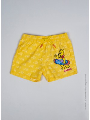 Haribo Sarı Erkek Çocuk Şort Mayo HRBSWM005