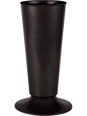 Xnews V005 Silindir Kesme Çiçek Vazosu Set 5.7 Litre 18 Cm, Siyah