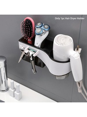 Xinh Duvar Monte Diş Fırçası Banyo Organizatör Styling Aracı Depolama Raf Aksesuarları Saç Kurutma Makinesi Tutucu Razor Evrensel Raf Için | Banyo Rafları (Yurt Dışından)