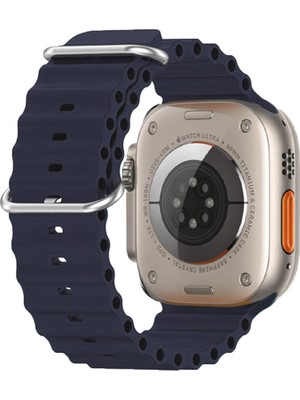 E2M Apple Watch 38-40-41MM Krd-28 Ocean Koyu Mavi Kordon