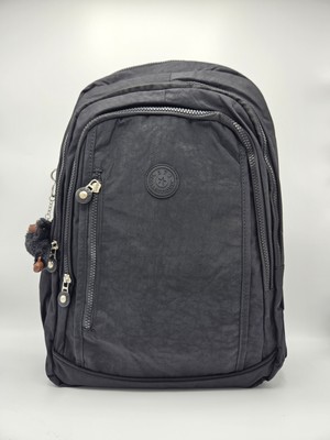 Siyah Ultra Hafif Su Geçirmez Okul & Seyahat Sırt Çantası | Geniş Hacimli, 15.6” Laptop Bölmeli, Unisex | Çok Bölmeli, Dayanıklı & Hafif