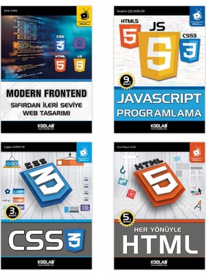 Kodlab Yayınları Modern Web Tasarım Seti