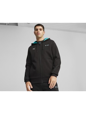 Puma Mercedes Hooded Sweat Jacket Erkek Günlük Ceket 62114701 Siyah