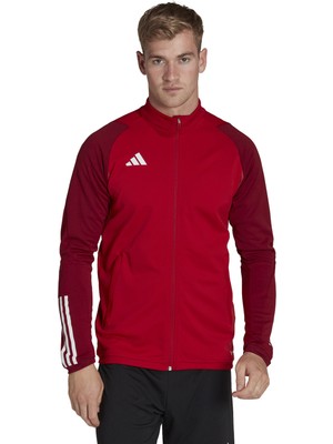 adidas TIRO23 C Tr Jkt Erkek Futbol Uzun Kollu Antrenman Üstü HE5650 Kırmızı