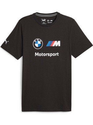 Puma Bmw Mms Ess Logo Tee Erkek Günlük Tişört 62131401 Siyah