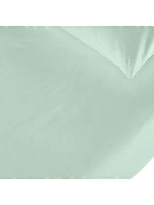 Taç Boutique Basic Pamuk Tek Kişilik Çarşaf Yeşil