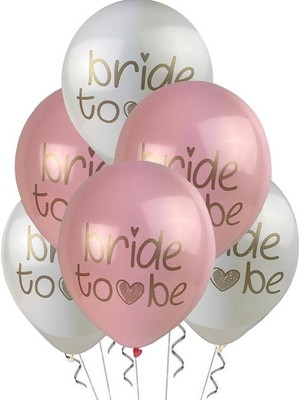 Patladı Gitti 12 Inç Bride To Be Temalı Pastel Balon 10 Adet