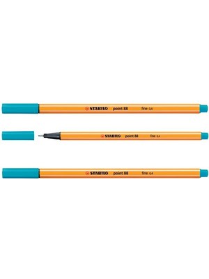 Stabilo 88/31 Keçe Uçlu İnce Kalem 88 Point 0.4 Mm Açık Mavi (10 Lu Kutu)