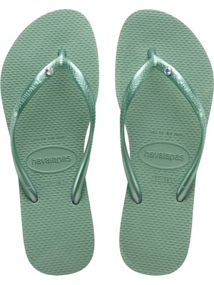 Havaianas 1809 / Slim Crystal Sw Iı Clay Açık Yeşil Kadın Terlik